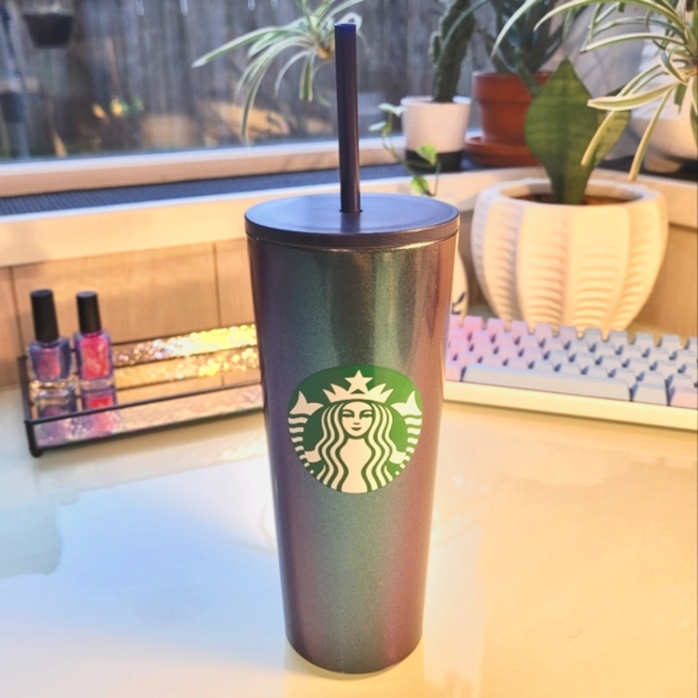 Starbucks Metallic Gradient Tumber- Rare
